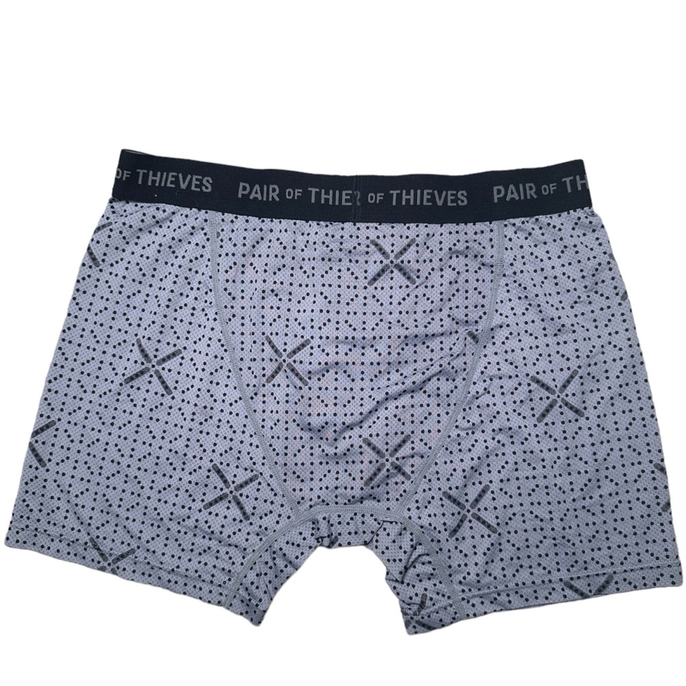 Pair Of Thieves Men's Gray Boxers Boxer Brief Underwear Activewear Size M